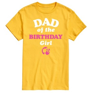 Men's - Barbie - Dad of The Birthday Girl Short Sleeve Graphic T-Shirt - 1 of 4
