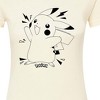 Women's - Pokémon - Pikachu Dex Fitted Graphic T-Shirt - 2 of 3