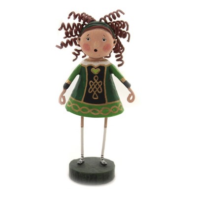 Lori Mitchell 6.5 Inch Celtic Katie Irish Saint Patricks Day Figurines