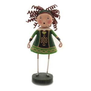 Lori Mitchell 6.5 Inch Celtic Katie Irish Saint Patricks Day Figurines - 1 of 3