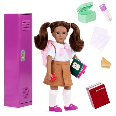 Lori 6" Doll & Accessories Jessalyn's School Locker Set