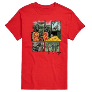 Men's - Jurassic Park - Comic Short Sleeve Graphic T-Shirt - 1 of 4