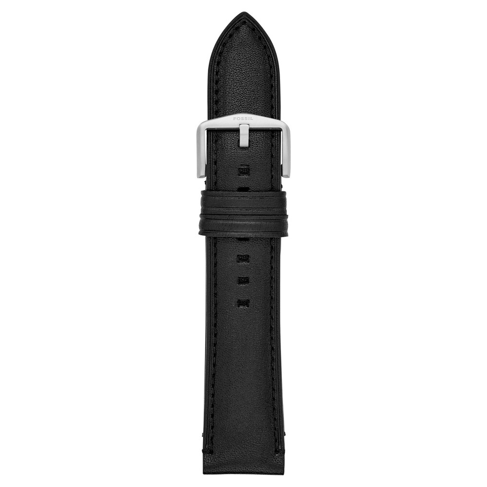 UPC 796483211520 product image for Fossil Q Smartwatch Leather Band Strap 22mm - Black | upcitemdb.com
