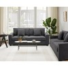 Garvee Couch for Living Room 83-inch Comfy Sofa Couch 3 Seater Couch Modern Sofa with Deep Seat for Bedroom Apartment Home Office, Dark Gray - 4 of 4