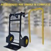 2 in 1 Convertible Hand Truck, Utility Dolly Platform Cart with 4 Non-Flat Solid Wheels, 800 Lbs Capacity, Heavy Duty Hand Cart for Moving, Shopping - 3 of 4