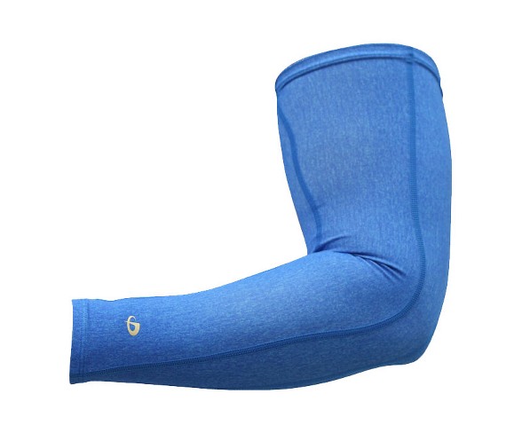 Phiten Titanium Heather Arm Sleeve - Blue - S