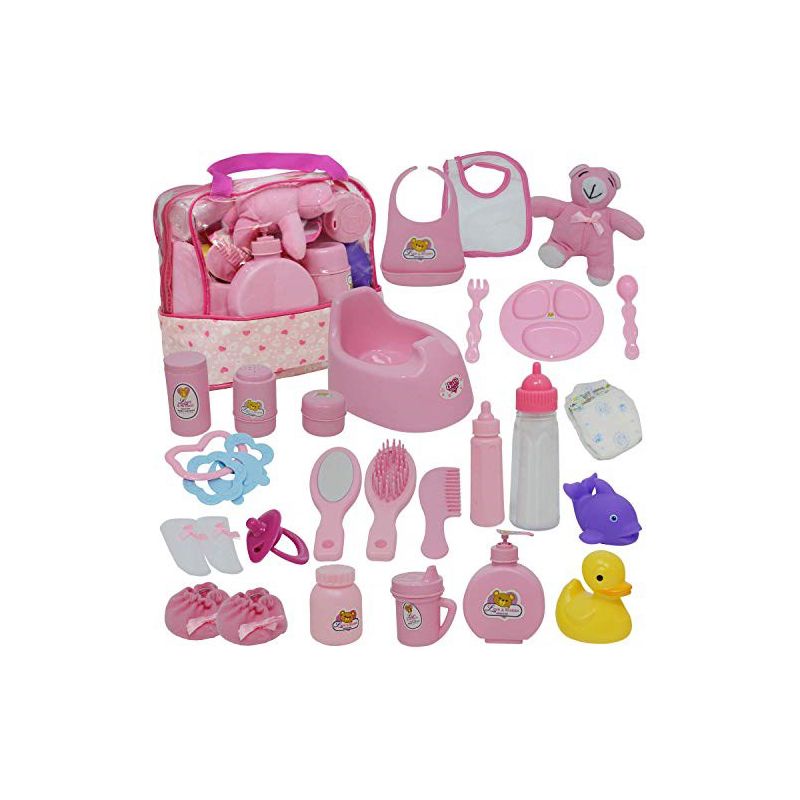 The New York Doll Collection Baby Doll Feeding Set, 1 of 6