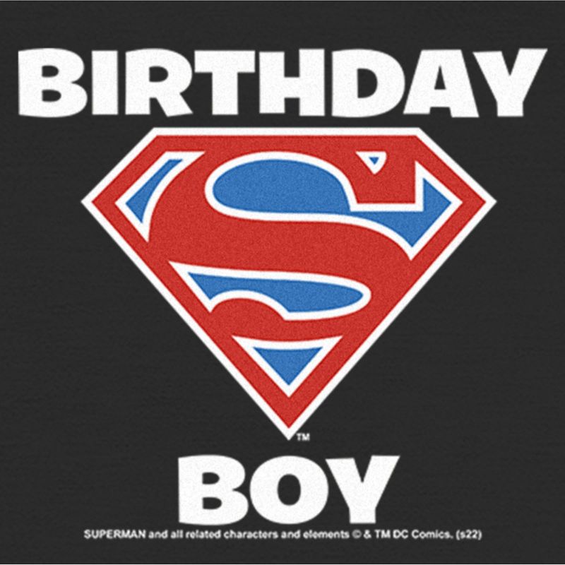 Infant's Superman Birthday Boy Logo Onesie, 2 of 4