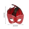 Unique Bargains Sequined Feathers Party Mask 1 Pc - 2 of 4
