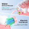 COSLUS Portable Water Flosser with Electric Toothbrush Combo: 2 in 1 Oral Clean Kit for Teeth, Braces, Gums Care Brushing & Flossing for Adults - 2 of 4