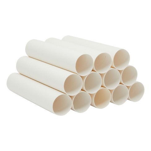 Juvale Brown Cardboard Tubes for Crafts, Craft Paper Rolls (1.6 x 5.9 in,  24 Pk)