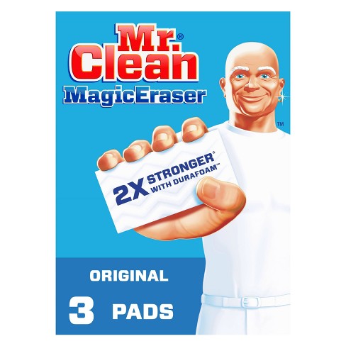 Mr. Clean Original Magic Eraser All-Purpose Foam Cleaning Pads with  Durafoam, 3 Ct