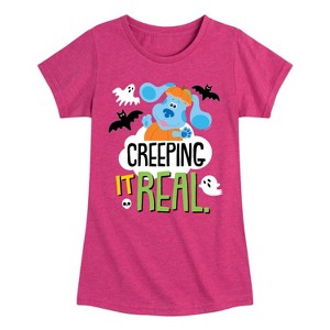 Girls' - Blue's Clues & You! - Creeping It Real Fitted Short Sleeve Graphic T-Shirt - 1 of 4