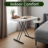 Heavy Duty 30 Inch Folding Table, Sturdy Adjustable Height Desk for Eating, Working, & Crafts, Easy Fold & Carry Design - 4 of 4