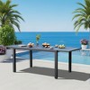 Hyleory Expandable Outdoor Dining Table – Durable HDPE Weather-Resistant Patio Table - 2 of 4