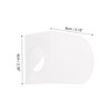 Unique Bargains Portable Nail Art Palette Clear Silver Tone 1 Set - 4 of 4