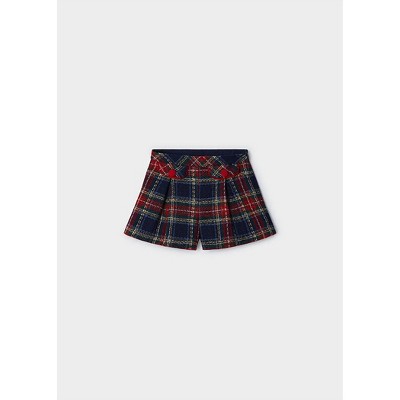 Girl Holiday Plaid Tweed Shorts - Mayoral