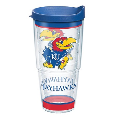 NCAA Kansas Jayhawks Tradition Classic Tumbler with Lid - 24oz