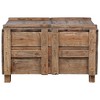 vidaXL Coffee Table 25.6 in.x25.6 in.x15 in. Solid Reclaimed Wood - 2 of 4