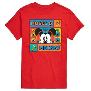 Men's - Disney - Music And Mickey Short Sleeve Graphic T-Shirt - 1 of 4