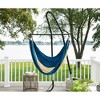 Ceara 3 Bar Hammock Swing Chair - Cream/Blue - Sol Living: Durable Nylon Fabric, No Assembly, Water-Resistant - 4 of 4