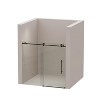 NicBex 56-60"W x 60"H Shower Door Frameless Sliding Tub Shower Door, 5/16"(8mm) Clear Glass with Reversible Installation - 4 of 4