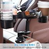 iMountek"360° Rotating Car Cup Holder Expander with Tray, Bottle Holder & Phone Slot - Multifunctional Mount"Black - 4 of 4