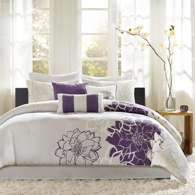 Charming purple queen size comforter Purple Comforters Target