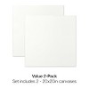 KINGART Stretched Canvas 20x20 2 pc - 2 of 4