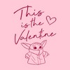 Juniors Womens Star Wars The Mandalorian Valentine's Day The Child Valentine Way T-Shirt - 2 of 4