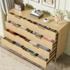 Buenhomino 8 Drawer Double Dresser for Bedroom, Black Chest of Dressers, Modern Wooden Dresser Chest with Golden Handles for Living Room and Entryway - 2 of 4