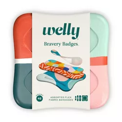 Welly Flex Fabric Bandages Block Geo - 48ct