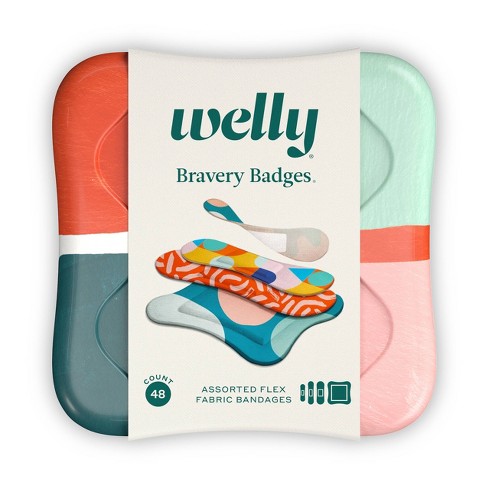 Welly Flex Fabric Bandages Block Geo - 48ct - image 1 of 4