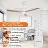 Parrot Uncle 52" Modern LED Ceiling Fan with Light and Remote 3 Blades - 3 of 4