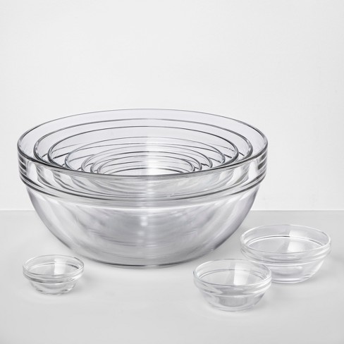 4600ml Large Capacity Tempered Glass Bowl Heat-resistant