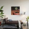 Samantha Hearn Pink Car in Space Vintage Wood Wall Mural - society6 - 2 of 2