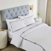 Cotton Gold Embroidered 3 Piece Duvet Cover Set by Blue Nile Mills - 2 of 4