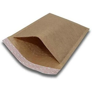supplyhut 250 #0 6x10 Kraft Natural Paper Padded Bubble Envelopes Mailers Case 6''x10'' - 1 of 4