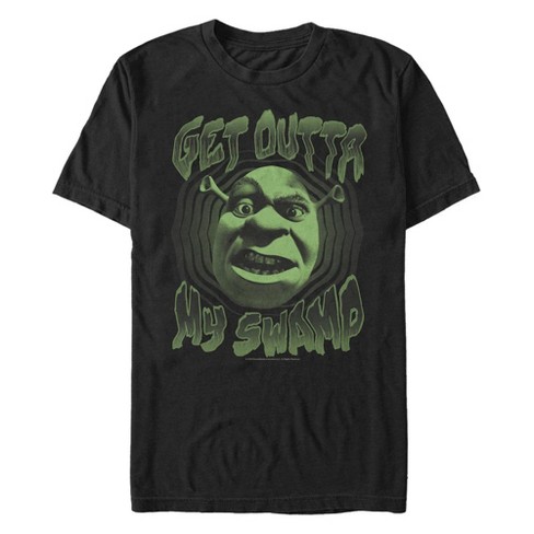 Men's Shrek Get Outta My Swamp Shrek Face T-Shirt - image 1 of 4