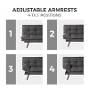 LOVMOR Convertible Memory Foam Futon Couch Bed, Modern Folding Sleeper Sofa - 4 of 4