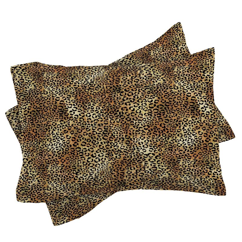 Schatzi Brown Leopard King Duvet Set Tan, 3 of 8