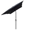 Maria 6x9 ft uv-cut Patio Cantilever Umbrella with Crank and Push Button Tilt without flap, Outdoor Furniture - Maison Boucle - 2 of 4