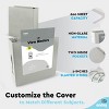 3 Ring Binder Clear View Cover with 2 Inside Pockets, Colored School Supplies Office and Home Binders – by Enday - 4 of 4