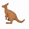 Collectible Wildlife Gifts | Kangaroo with Baby Joey Realistic Toy Model Plastic Replica Animal Kids Educational Gift   4.5" F1757 B42 - 3 of 4
