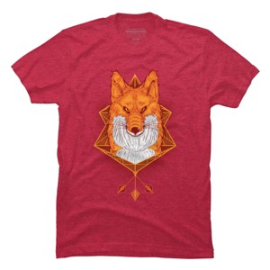 Men's Design By Humans Firefox Stare By sayahelmi T-Shirt - 1 of 4