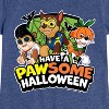 Girls' - Paw Patrol - Rubble Chase Marshall Pawsome Halloween Fitted Short Sleeve Graphic T-Shirt - 2 of 4