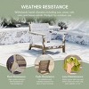 WestinTrends Avalon Outdoor 6-Piece Modular Sectional Patio Furniture Sofa Set, Weathered Wood/Brown - 4 of 4