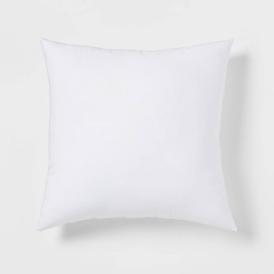 Plain white outlet pillow