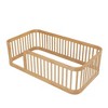 Whisen Wood Twin Size Wood Floor Bed Frame with Fence - 4 of 4