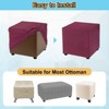 Unique Bargains Polyester Rectangular Stretchy Elastic Stool Cover - 4 of 4